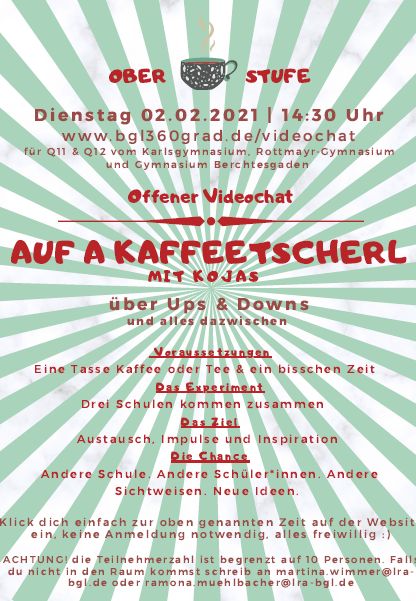 Nach „Auf an Tee“ folgt „Auf a Kaffeetscherl“