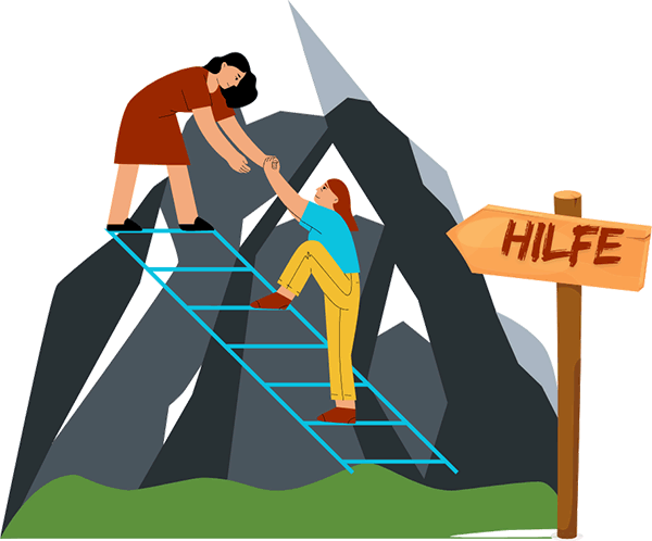 Hilfe bekommen