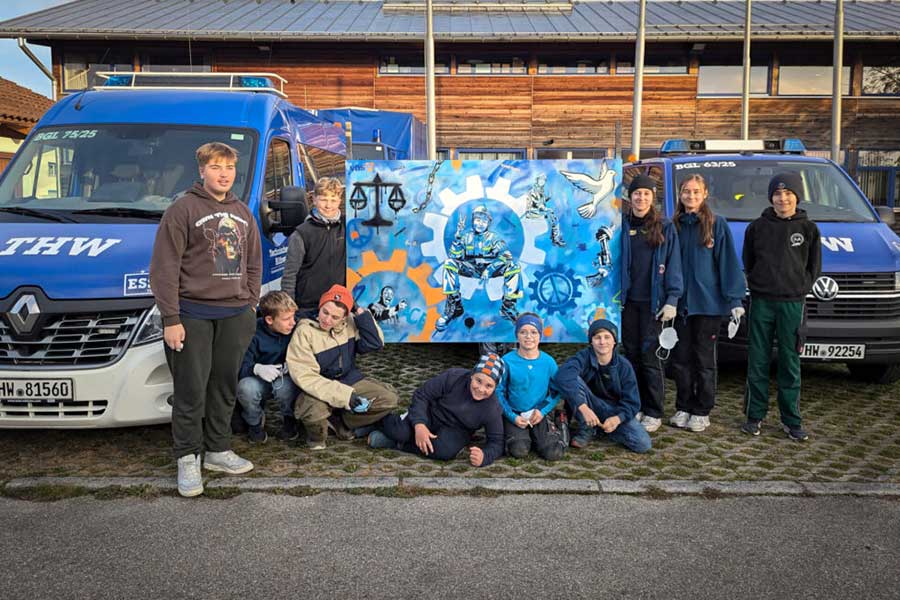 Kunst mit Botschaft: Jugendlicher Streetart-Workshop für Frieden und Gerechtigkeit
