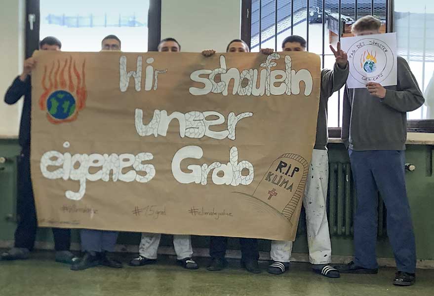 Wir sind hier –Gruppenfoto vom VHS-Workshop